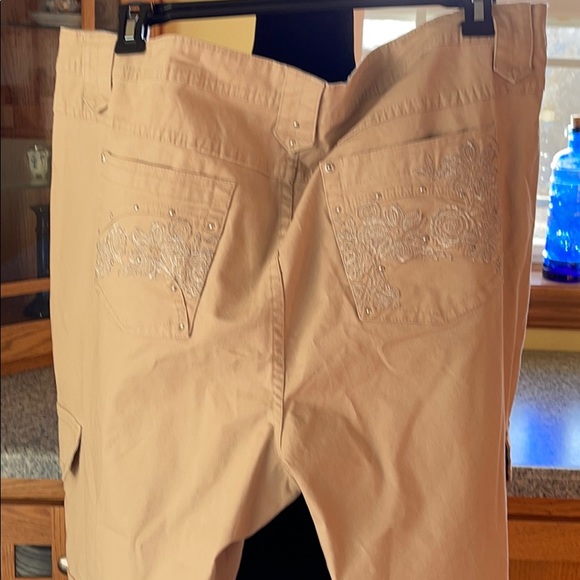 Faded Glory tan super stretch pant - Picture 6 of 8